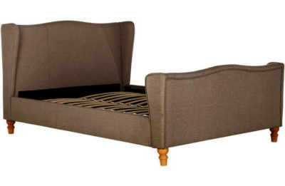 Schreiber Hazlebury Tweed Kingsize Bed Frame - Natural